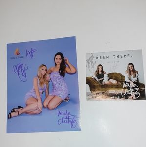 Wild Fire Country Music Sister Duo Autograph CD And Photo